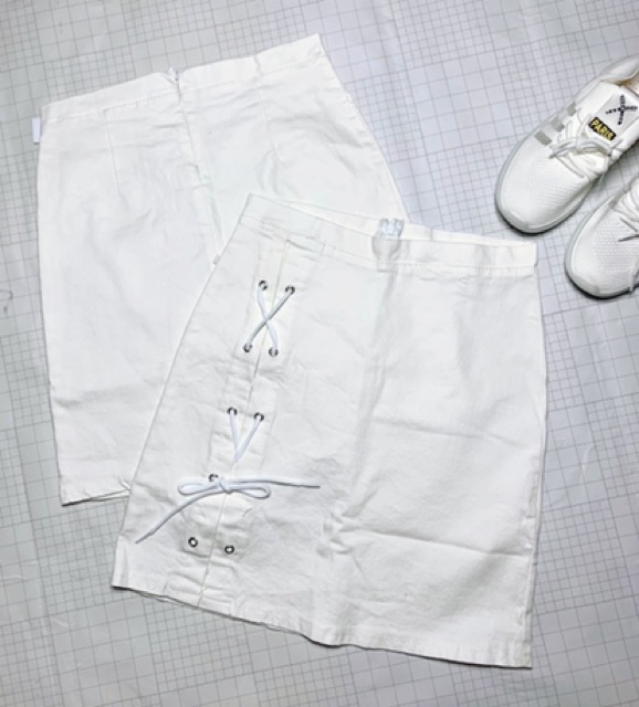 Chân váy đan dây đùi chất vải Kaki | BigBuy360 - bigbuy360.vn