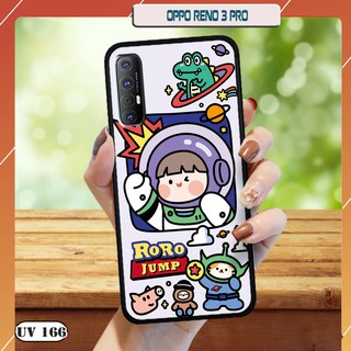 Ốp lưng nhám Oppo Reno 3 pro - in hình