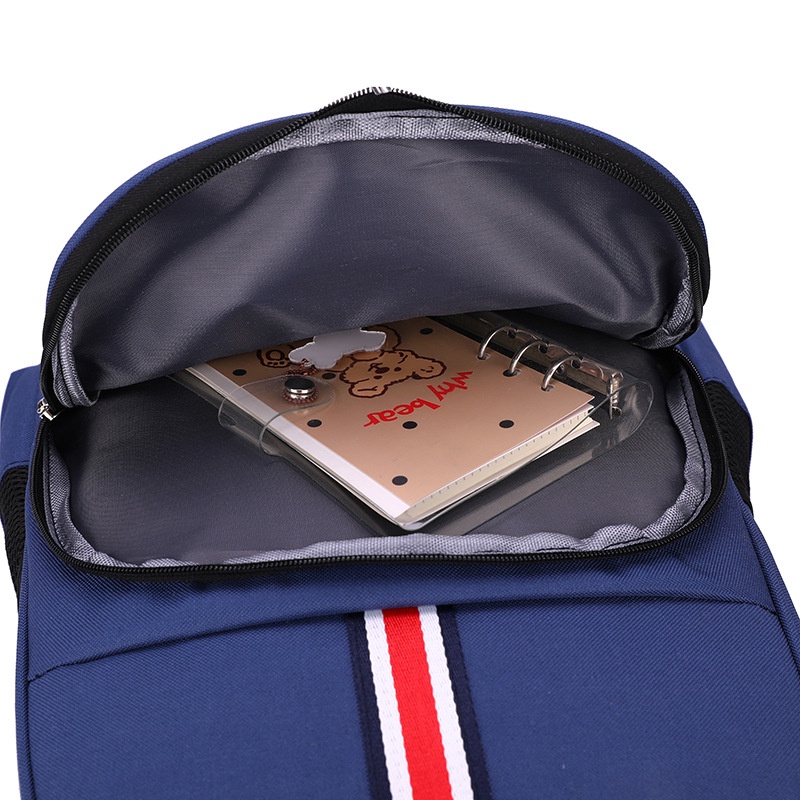 Balo bé trai bé gái học cấp 1 cặp sách cho trẻ em đi học tiểu học màu xanh siêu nhẹ E1043