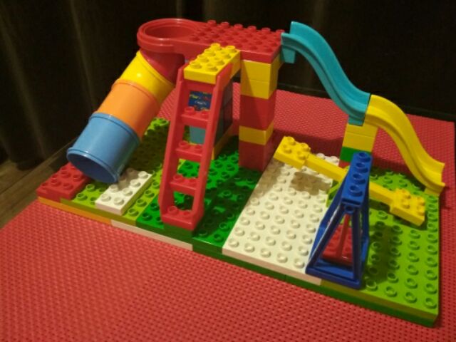 Lego tạo công viên vui chơi tương thích lego duplo