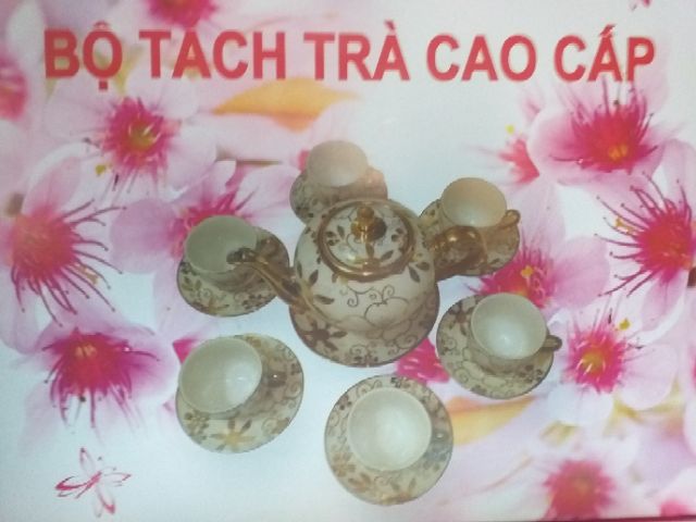 BỘ TÁCH TRÀ NHỦ CAO CẤP GIẢM 61K