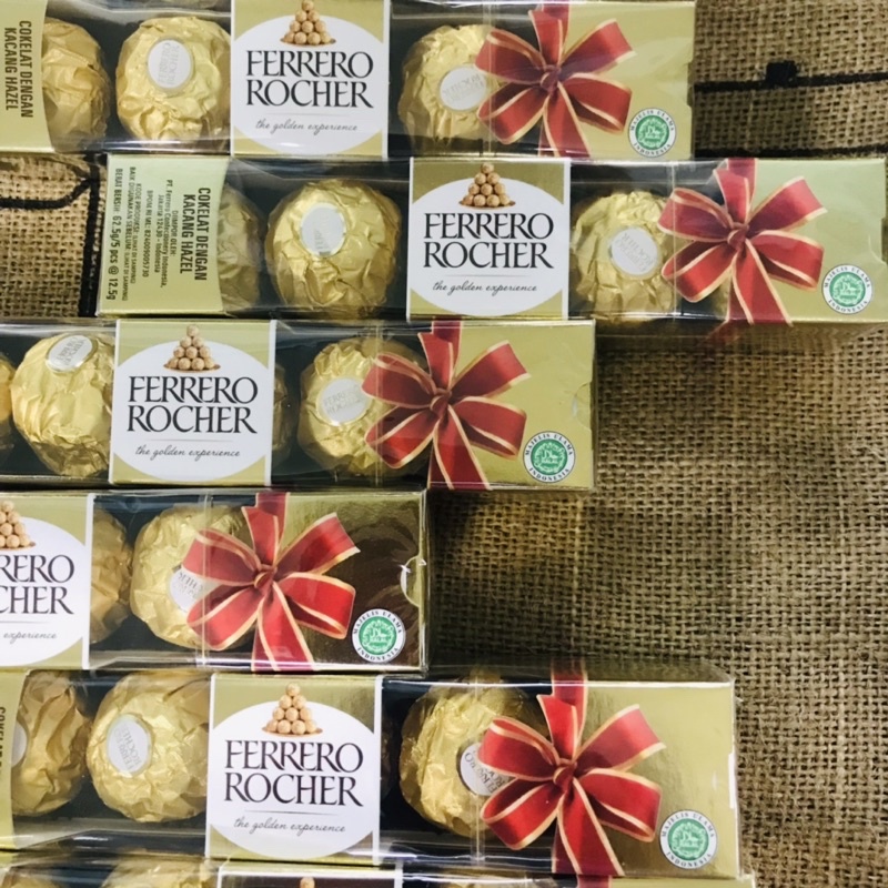 socola Ý ferrero rocher 5 viên 62,5gr