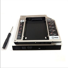 Caddy Bay HDD SSD SATA 3 9.5mm/12.7mm - Khay ổ cứng thay thế ổ DVD