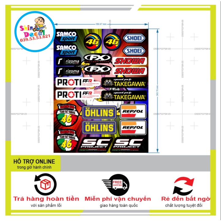 LOGO STICKER 001 - SHINDECAL2