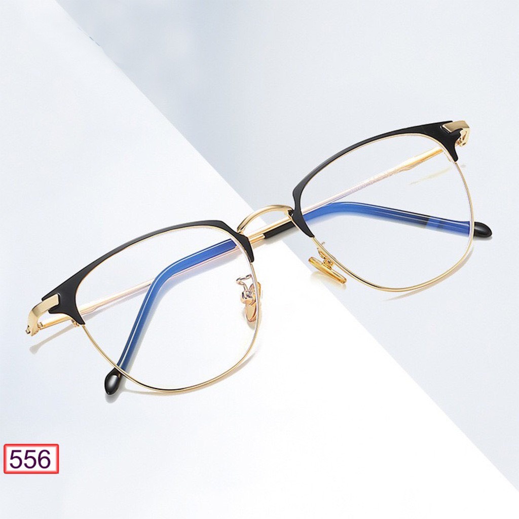 Kính Form vuông Nam Nữ 556 Chất liệu hợp kim titan hàn quốc kiểu dáng hot trend