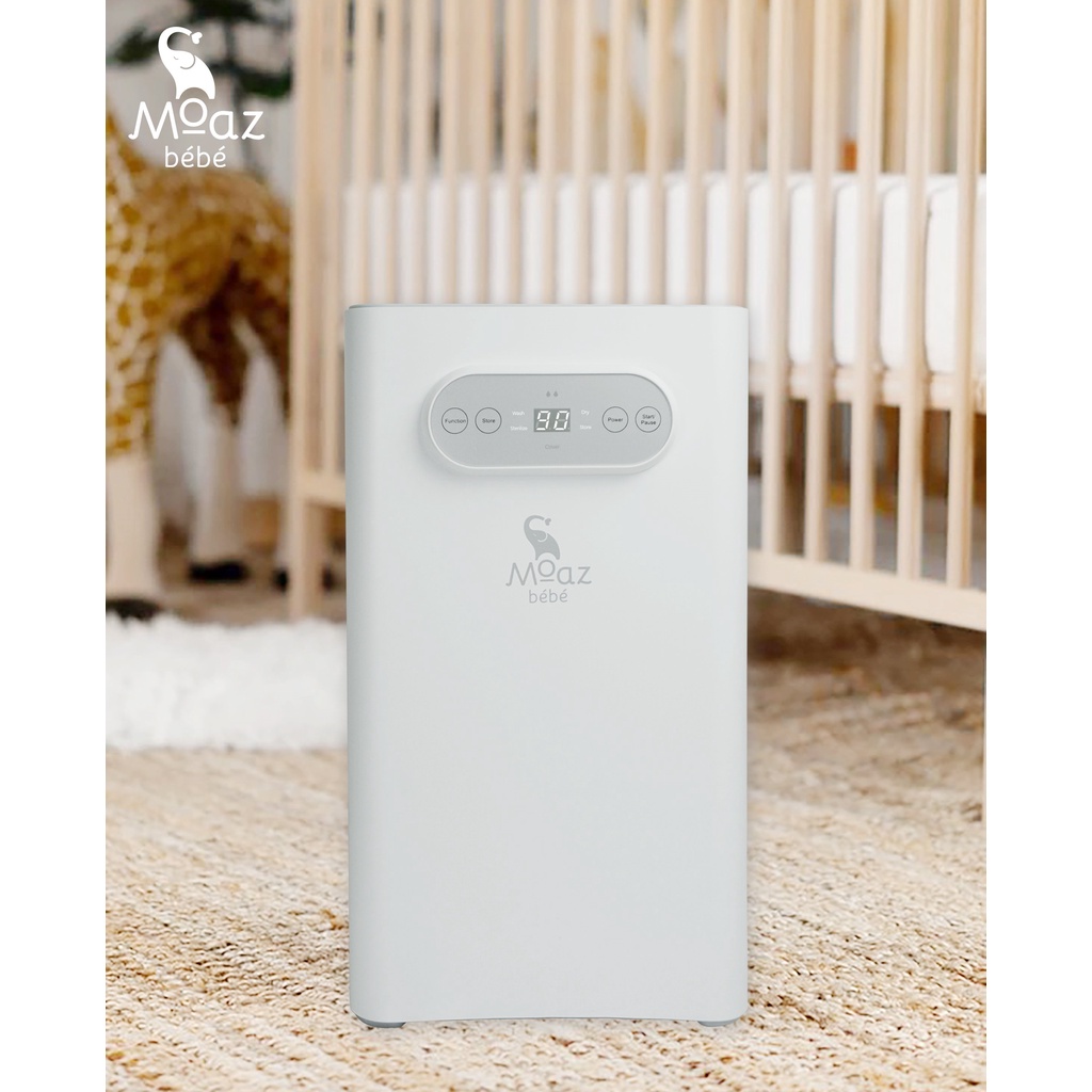 Máy rửa bình sữa tích hợp tiệt trùng, sấy khô moaz bébé MB-035 bảo hành chính hãng 12 tháng