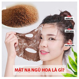 Mặt nạ ngũ hoa dạng hạt - trắng sáng da, mờ thâm nám sạch mụn