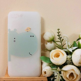 Ốp lưng Iphone dẻo đục hà mã chim vàng