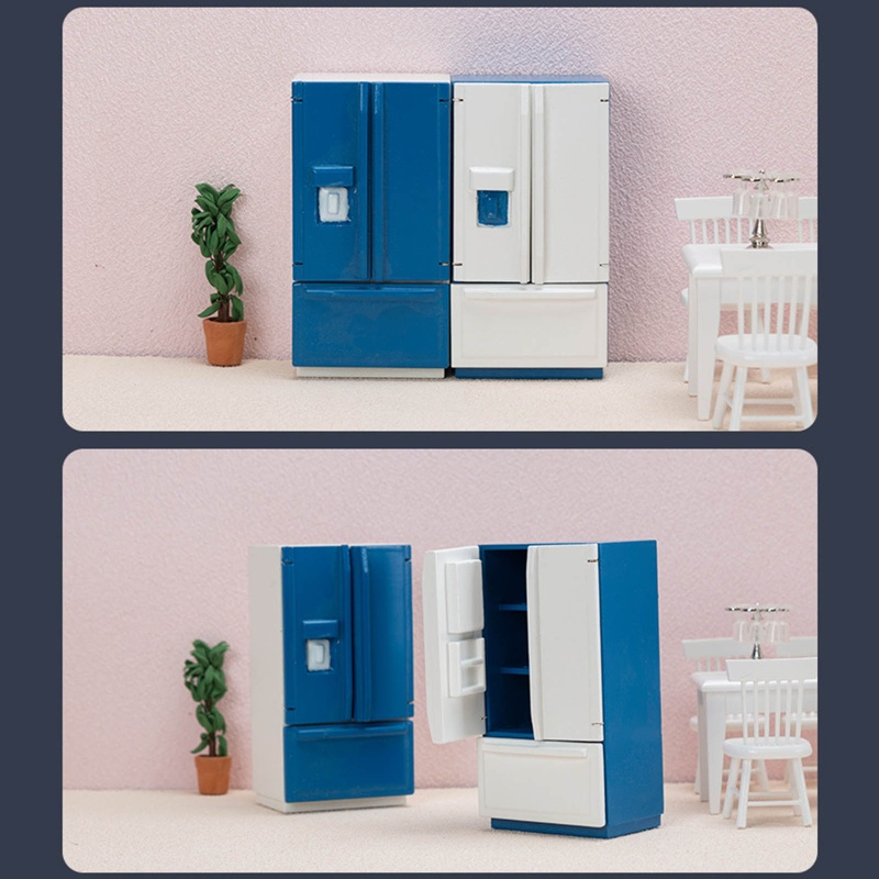 Tủ Lạnh Mini 2 87x2 1x5 4 Hai Cửa Trang Trí Nhà Búp Bê