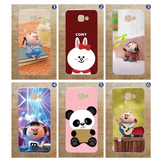 Ốp lưng Samsung A9 / A9 Pro (Ốp Dẻo) - Hình Thỏ, Heo, Gấu Cực Dễ Thương