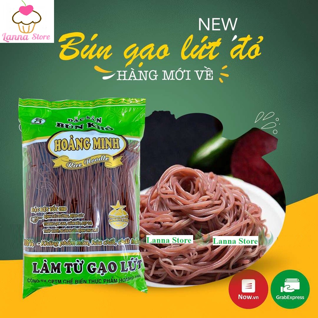 [ Ăn kiêng ] Bún gạo lứt giảm cân - Phở gạo lứt - Miến khoai lang - Miến sợi rút eat clean thực dưỡng Hoàng Minh