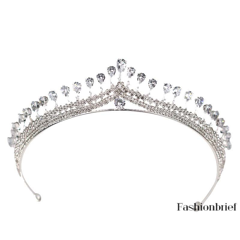 Vương miệng cài tóc nữ đính đá lấp lánh sang trọng