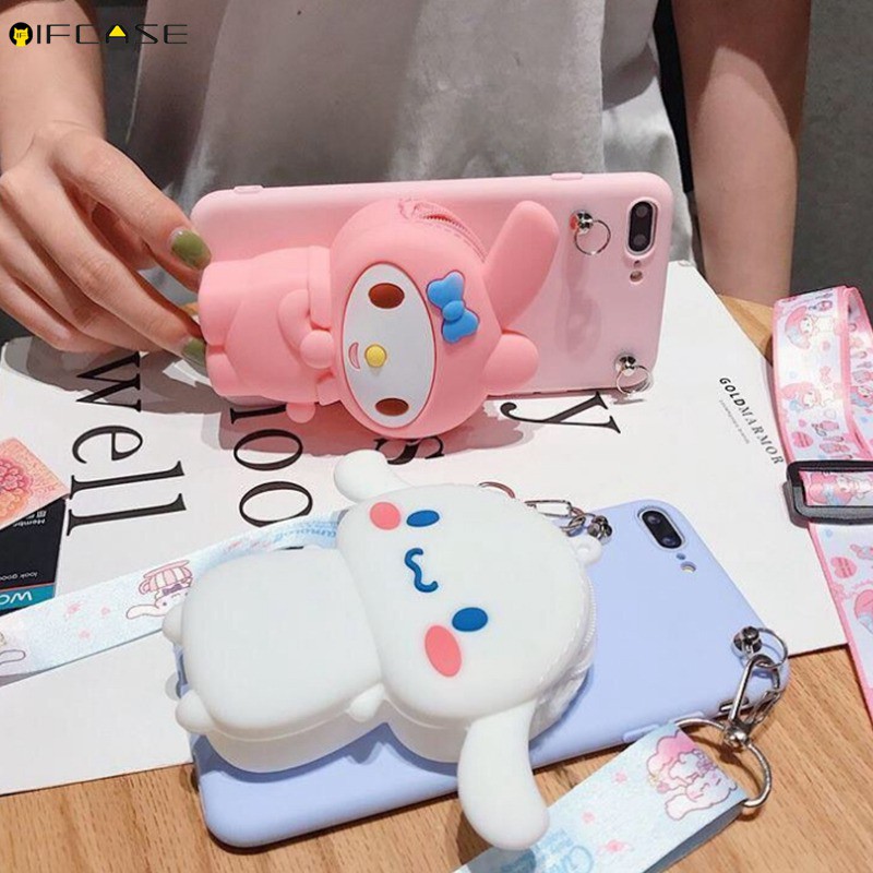 Ốp điện thoại TPU mềm tích hợp ví khóa kéo cho Samsung Galaxy S10 Lite 2020 S9 S9+ S8 S8+ Plus S7 edge
