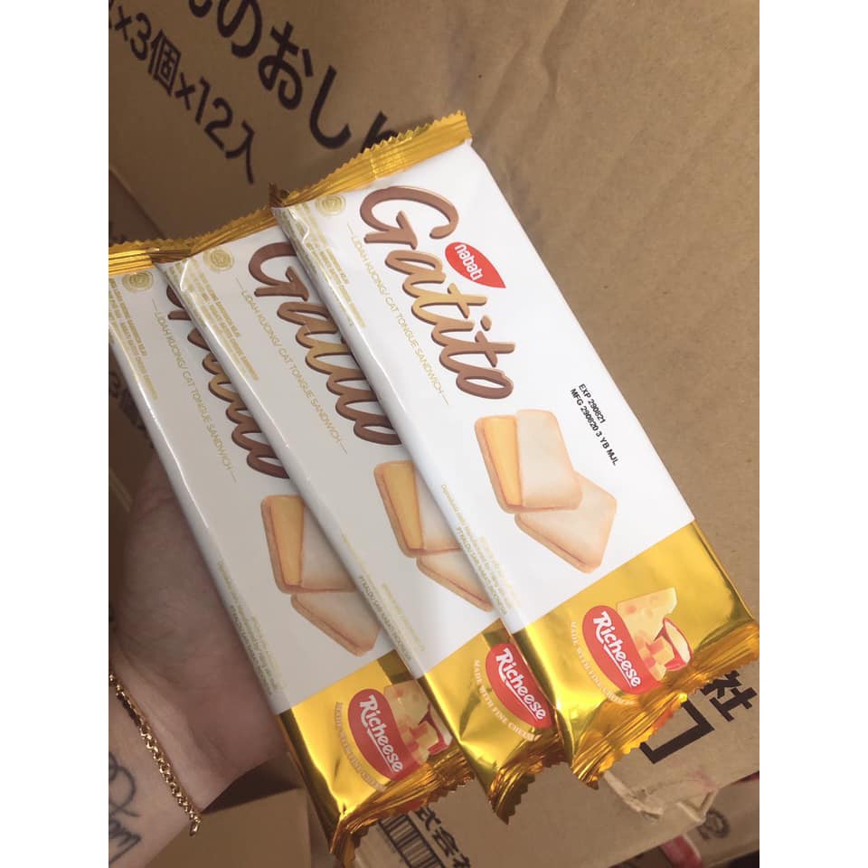 [ NABATI ] Bánh Qui Bơ Kẹp Phô Mai | BigBuy360 - bigbuy360.vn