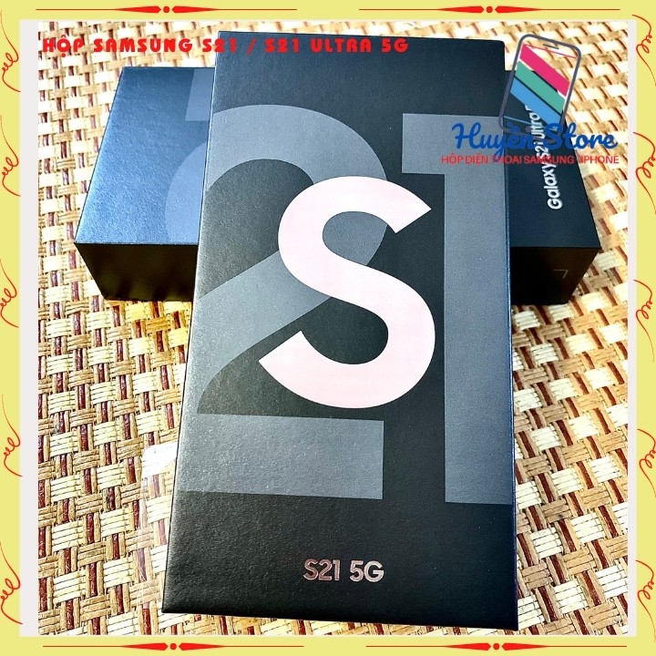 Vỏ hộp đựng máy samsung galaxy S21 5G và S21 Ultral 5g cho máy không box nâng thành Fullbox
