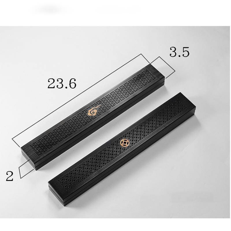 Hộp đốt trầm hương bằng gỗ mun sang trọng phong cách Trung Hoa