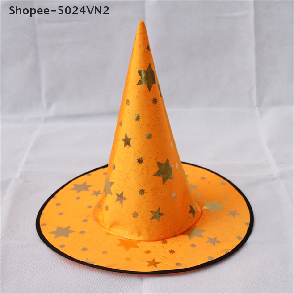 [Mới &amp; Halloween &amp; Halloween] Mũ Phù Thủy Hóa Trang Ngôi Sao Cá Tính Thời Trang