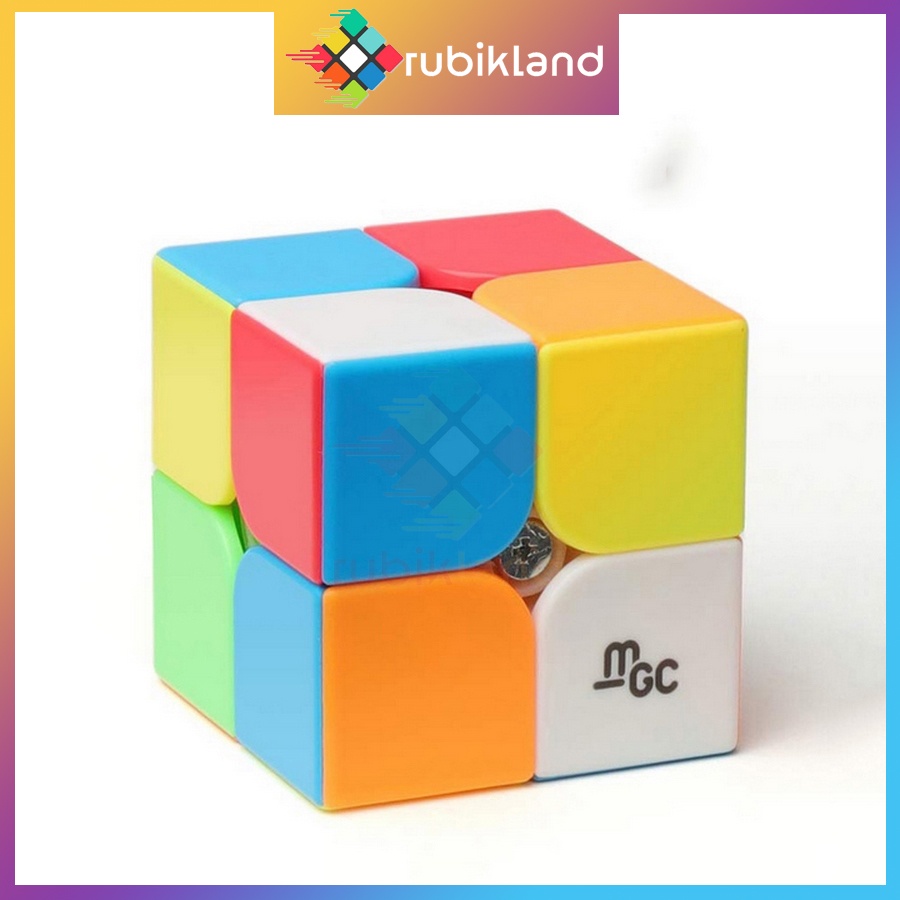 Rubik 2x2 YJ MGC 2x2 Có Nam Châm Stickerless Rubic Không Viền 2 Tầng Đồ Chơi Trí Tuệ Trẻ Em