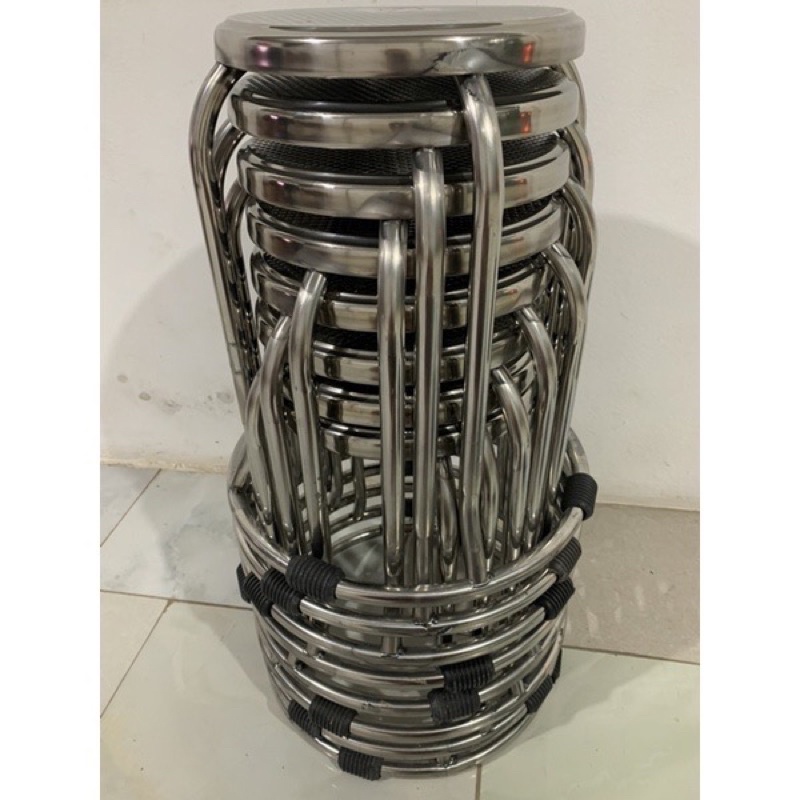 Ghế đôn innox, hàng loại 1