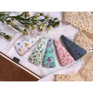 Kẹp tóc vải handmade hoa nhí dễ thương