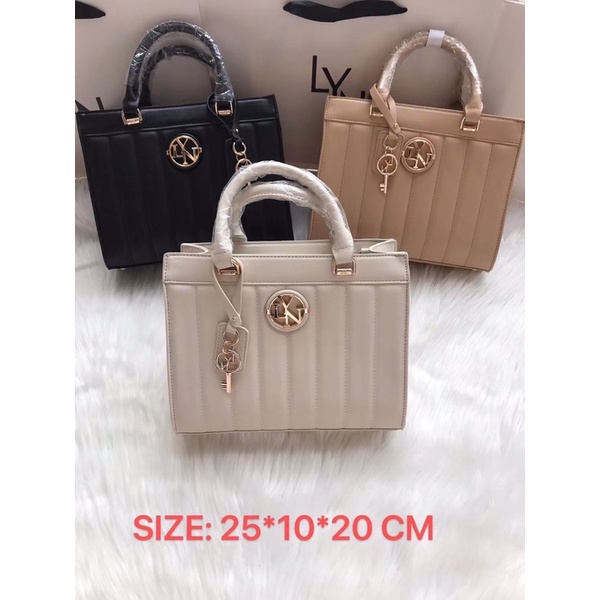 Túi L.Y.N tote kèm dây đeo chéo sz25cm