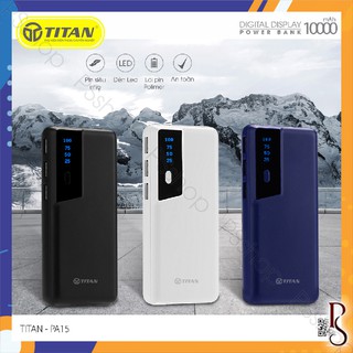 Pin dự phòng TITAN PA15 10000mAh