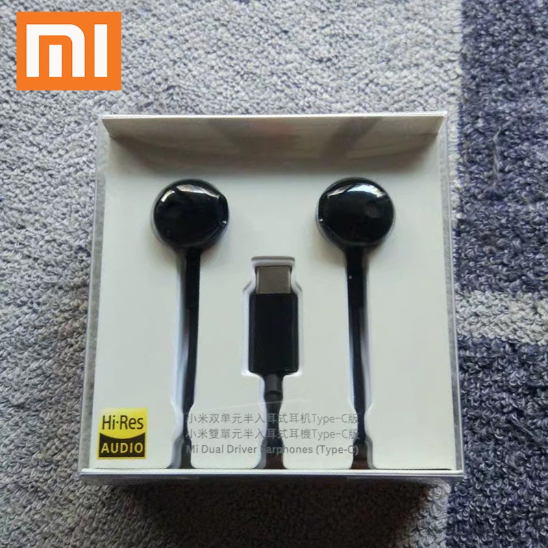 XIAOMI Tai nghe nhét tai có dây cổng USB Type C cho mi 9 8 Samsung HUAWEI