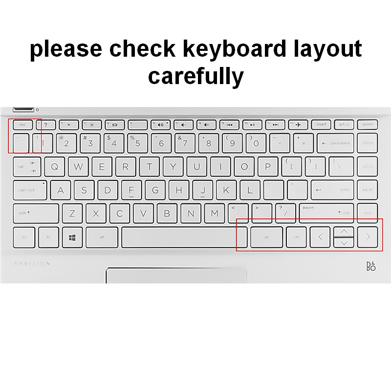 Tấm phủ bảo vệ bàn phím laptop HP Pavilion X360 13-ah1xx 14-ba064TX 13 Inch