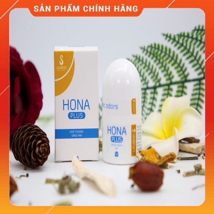 Combo Viên uống Hona + Lăn khử mùi Hona Plus (TẶNG Xà phòng diệt khuẩn) HN
