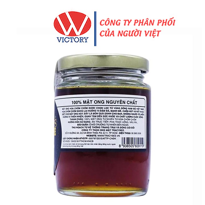 MẬT ONG TRACYBEE HOA CHÔM CHÔM 189ML - VictoryPharmacy