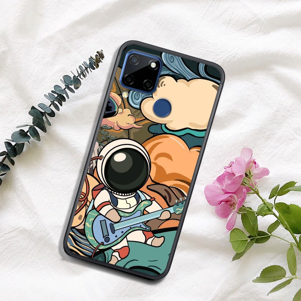 ỐP LƯNG OPPO REALME C12/C15/C11/C25/C21/C21Y/C11 2021  , IN HÌNH ASTRONAUT TIỂU ĐỘI PHI-HÀNH-GIA, MÀU SẮC CỰC BẮT MẮT