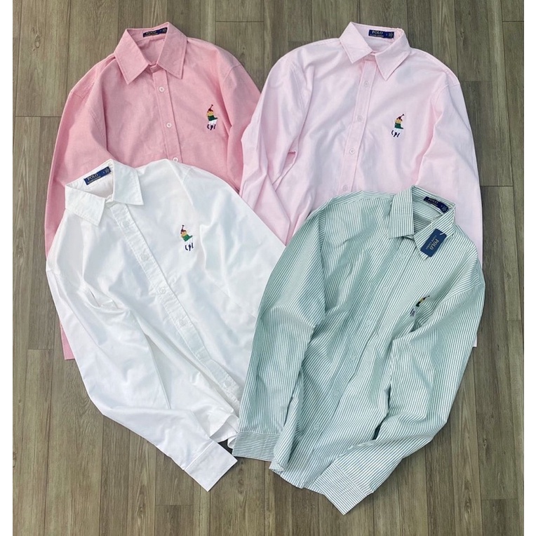 Áo sơmi polo Ralph Laurent thêu logo