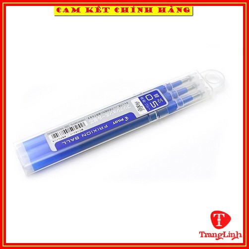 Ruột bút bi xóa Pilot nhật bản - Ruột thay thế bút bi Pilot, vỉ 3 ruột 0.5mm - tranglinh