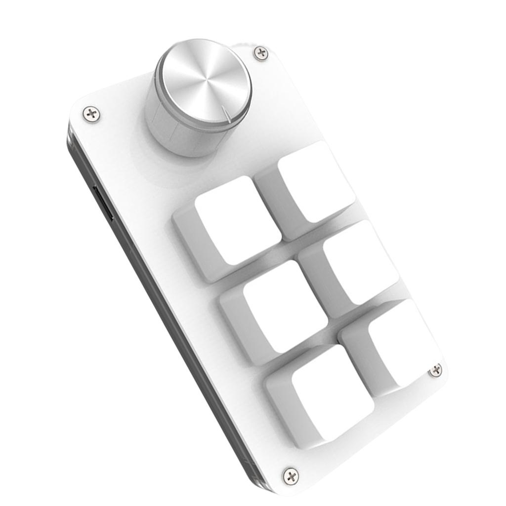 Bàn Phím Cơ Dây Mini Bằng Nhựa 6 Phím Cho Lập Trình Viên Thể Thao E-Sports