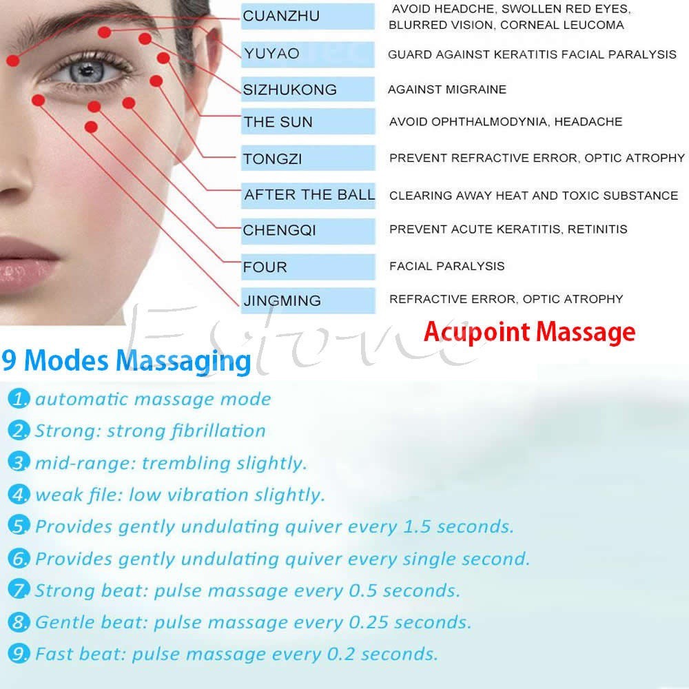 [Hàng mới về] Máy rung mát xa chăm sóc mắt hiệu quả