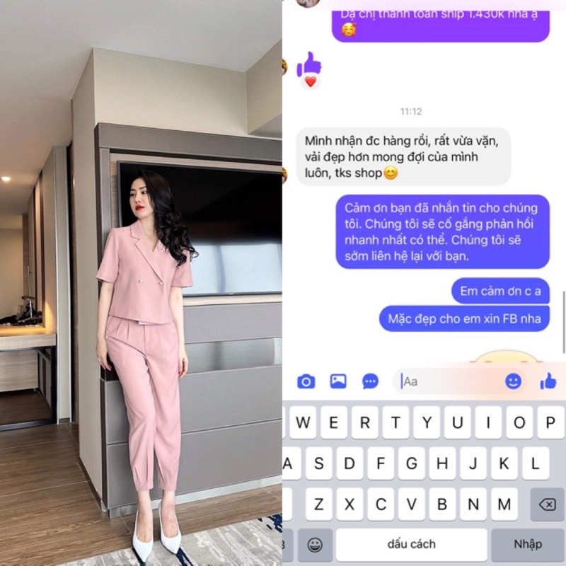 Áo Blazer Thiết Kế NKN Cameria Pink - Thời Trang Thiết Kế Cao Cấp