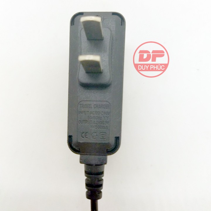 NGUỒN SẠC 4.2V-500mA CHO ĐÈN ĐỘI ĐẦU