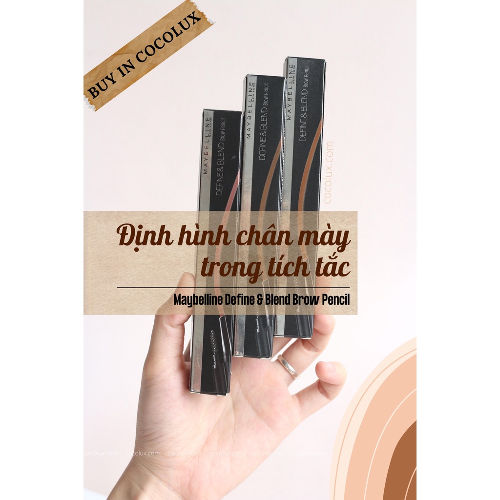 Chì Kẻ Mày Maybelline Define &amp; Blend Brow Pencil