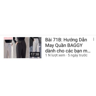 RG03:Rập Giấy Quần Baggy Nữ