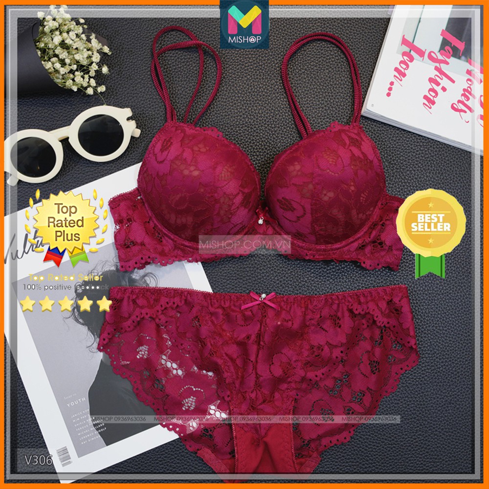 Bộ lót chất ren sexy nâng ngực đệm dày (Hàng cao cấp),có ảnh thật cuối album | BigBuy360 - bigbuy360.vn
