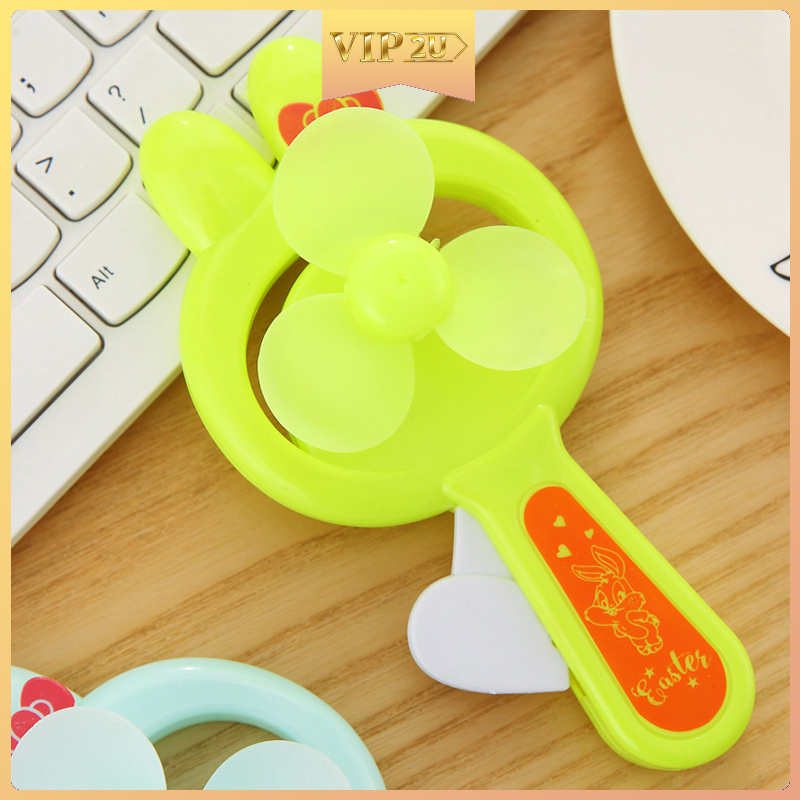 Quạt Cầm Tay Vip2U Kiểu Hoạt Hình Đáng Yêu | BigBuy360 - bigbuy360.vn