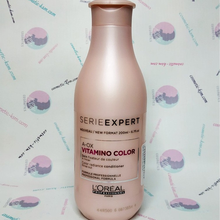 Dầu xả dành cho tóc nhuộm A-OX Vitamino Colour L'oréal Conditioner 200ml ( New 2022 )