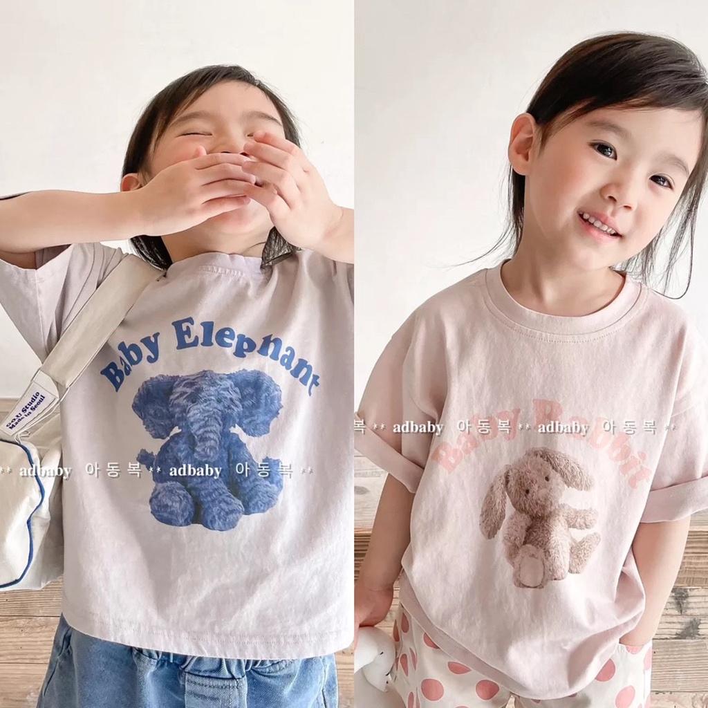 Áo Thun 100% Cotton Thời Trang Mùa Hè Dành Cho Bé 1-5 Tuổi