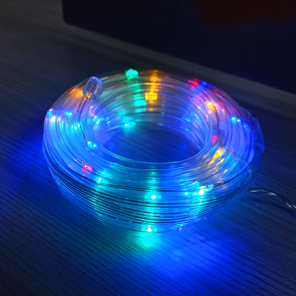 Dây Đèn Led 50 / 100 Bóng Chống Thấm Nước Sử Dụng Năng Lượng Mặt Trời