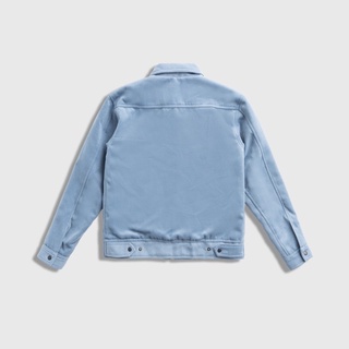 (Chính Hãng AMRISH) Áo Khoác Wool Zip Up Jacket - Xanh
