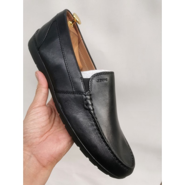 Giày tây xỏ da thật, giày lười big size cỡ lớn EU:45-46 cho nam chân to (Chính hãng Geox xuất xứ Italy)