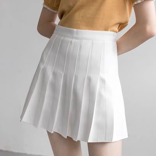 Chân váy chữ a lưng cao xếp ly thời trang nhiều màu cho nữ