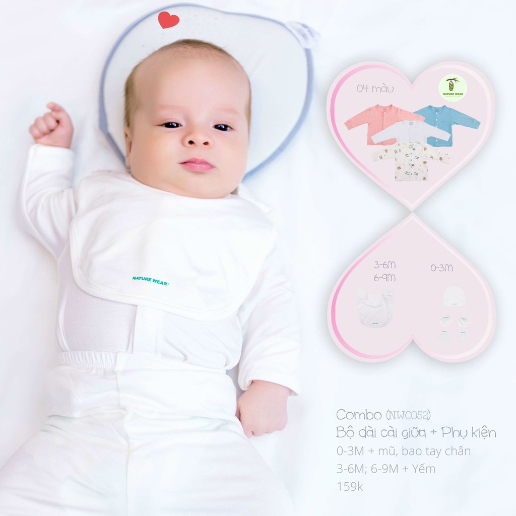 Bộ Sơ Sinh Kèm Phụ Kiện