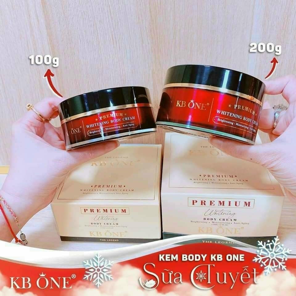 Kem Body Kb One Whitening Body Cream Premium