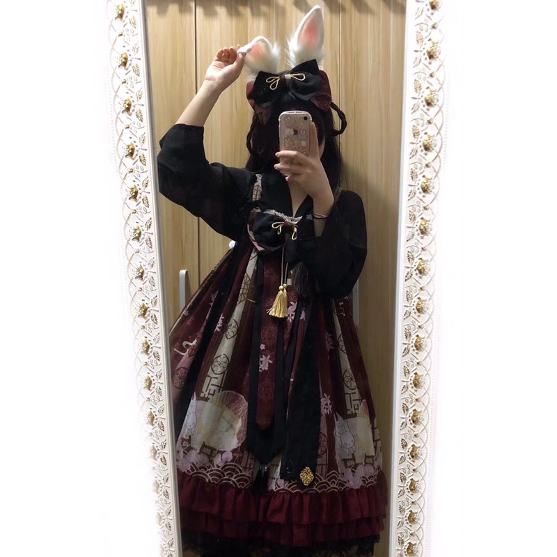 YASLC0087-Bờm/ kẹp tóc tai thỏ cosplay